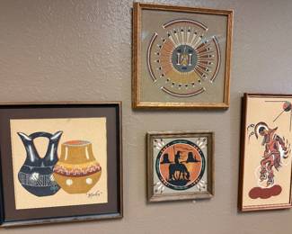 Native American sand art