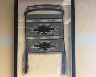 Handwoven wool bag 