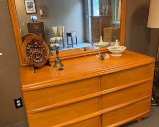 MCM dresser and mirror