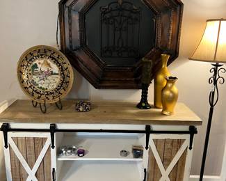 Farmhouse Style Sliding Cabinet