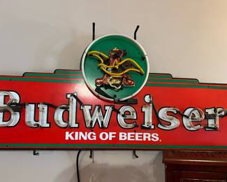 Budweiser KING OF BEERS Neon Sign