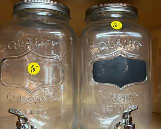 Water/Tea/Lemonade Jars