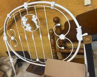 Iron headboard 