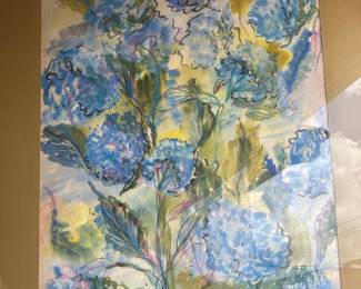 Watercolor signed Wright