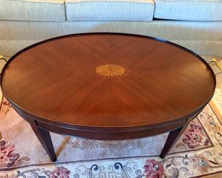 HAMMARY INLAID COFFEE TABLE