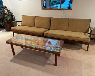 MCM 2 piece sofa