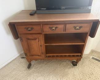 Mid-Century cart on wheels