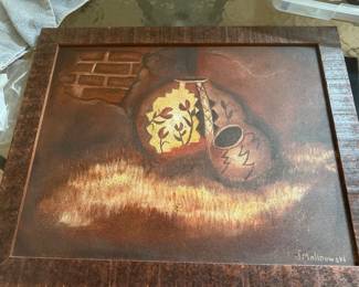 Signed painting
