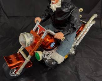 Santa on Motorcycle YULE-1 ($13)