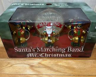Mr. Christmas Santa's Marching Band ($80)