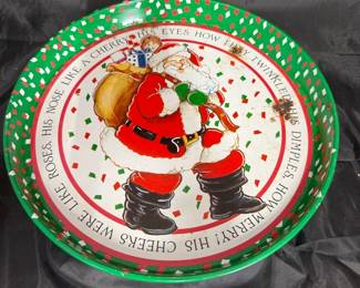 Santa Christmas Cookie Tin ($7)