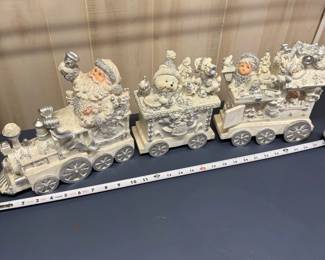 White/Silver Christmas Train Set ($20)