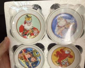 Set of 4 Santa small plates ($10)