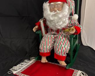 Christmas Santa in Rocking Chair ($13)