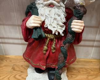 Santa Figure Red Coat 20in ($12)