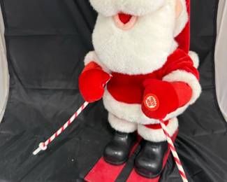 Plush Skiing Santa Figure ($13)
