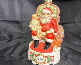 Santa on Throne Figurine USA ($10)