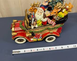 Musical Santa Car Figurine ($25)