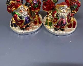 Porcelain Santa Candle Holders ($6)