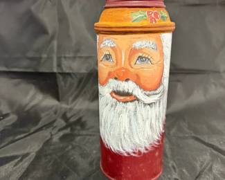 Hand-Painted Santa Thermos ($20)