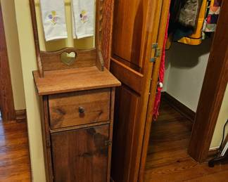Hand crafted wash stand