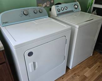 Whirlpool washer and dryer