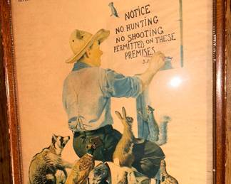 10/6/1935 Milwaukee Journal artist is Leslie Thrasher - framed