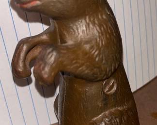 A.C. Williams ‘Begging Bear’ still coin bank. Circa 1910. - 1925.