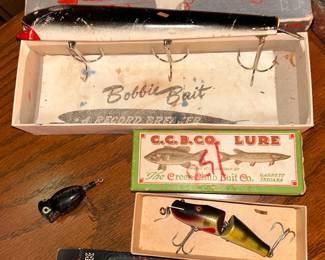 An example of fishing lures for sale
