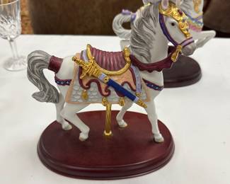 Lenox carousel horses