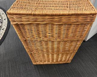 Mid century laundry basket