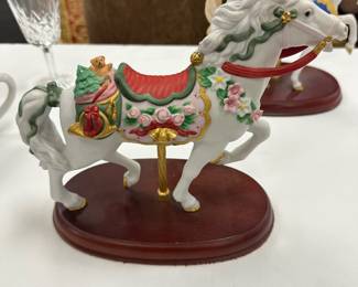 Lenox carousel horses