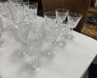 Waterford Lismore wine goblets
