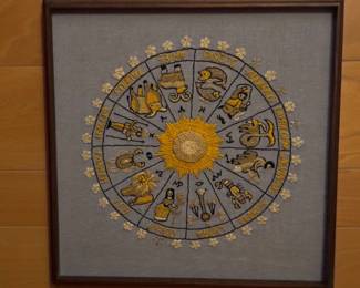Hand Stitched Zodiac Sign