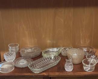 Vintage Glass Serving Dishes
