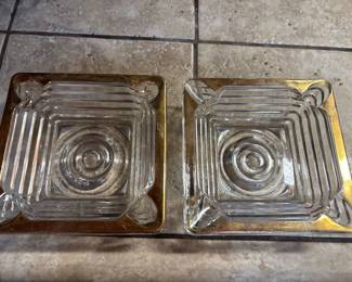 Pair Of Vintage Ashtrays