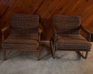 MCM Reupholstered Chair & Rocker