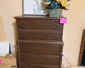 Duncan Phyfe Chest, Bed, Vanity and nightstand are in another bedroom