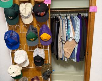 Men's clothing and caps
