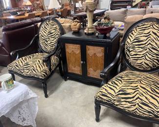 Zebra chairs