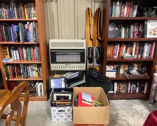 Books, shelving