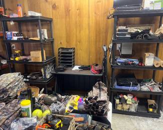 Shelving, tools