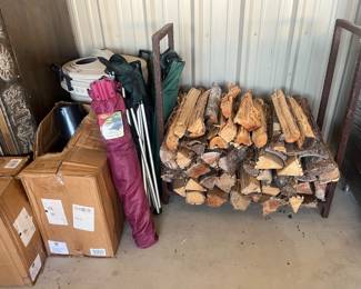 Wood rack