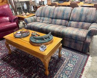 Table, rug
