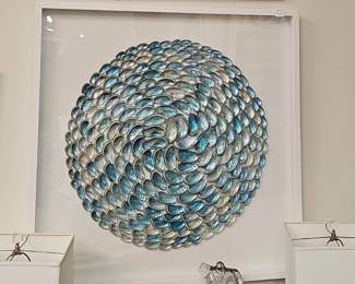 Abalone Shell Swirl Wall Art