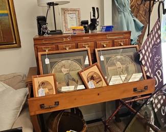 Antique and Vintage Collection of Golf Art