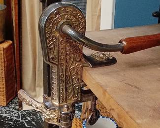 Ornate Cast Iron Wine Bottle Opener
