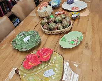 Ceramic Table Decor, Centerpieces, and Serving Platters