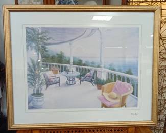James Fan Porch View Print