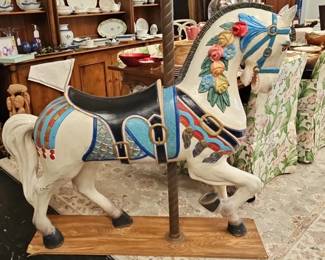 Vintage Carousel Horse Reproduction